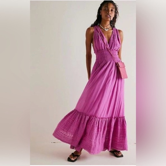 Free People One Alessia Maxi Dress - Picture 4 of 7